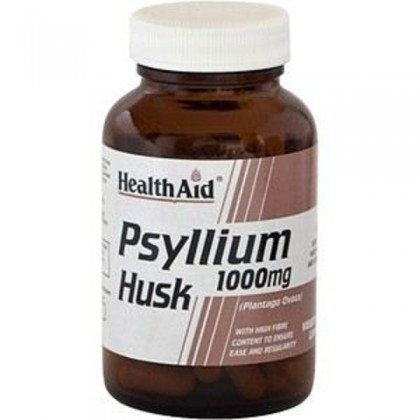 HEALTH AID Psyllium Husk 1000mg 60 Κάψουλες